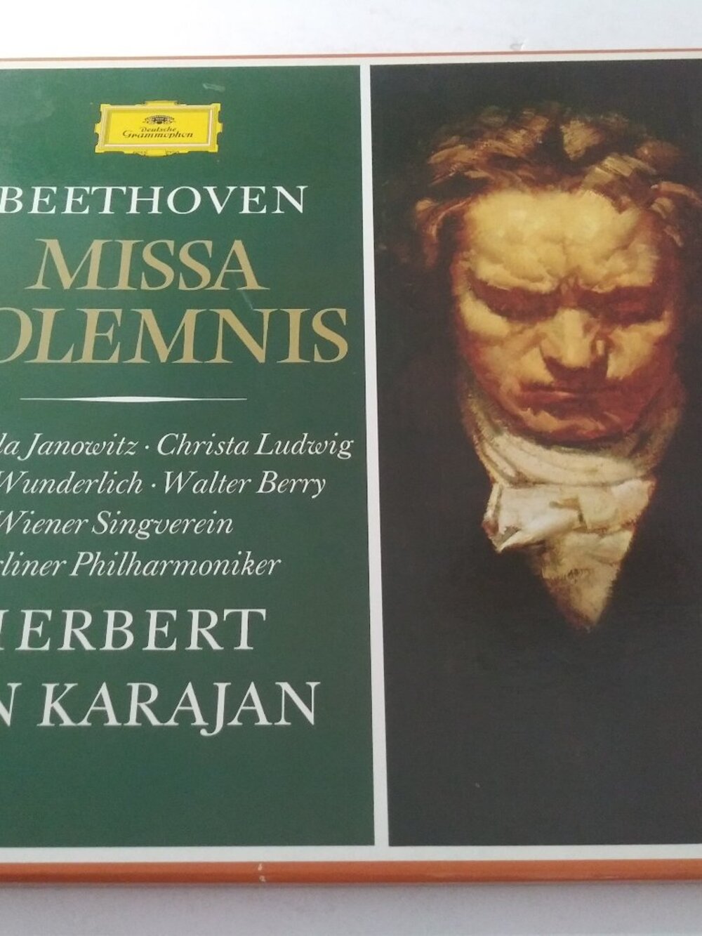 Herbert von Karajan Beethoven: Missa SolemnisNM RE Germany Deutsche 2xLP Box Set